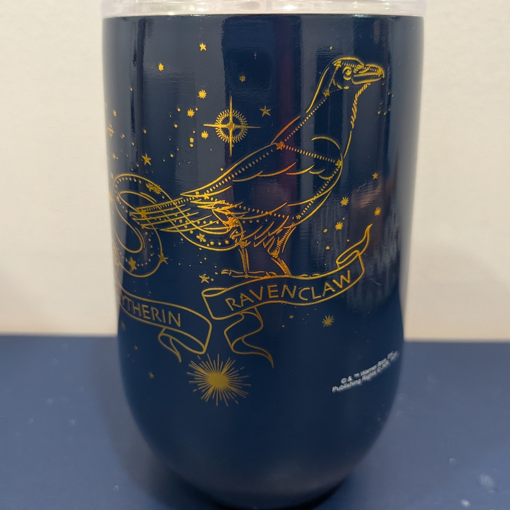 NWT Harry Potter Houses Insulated Tumbler - Blue and Gold